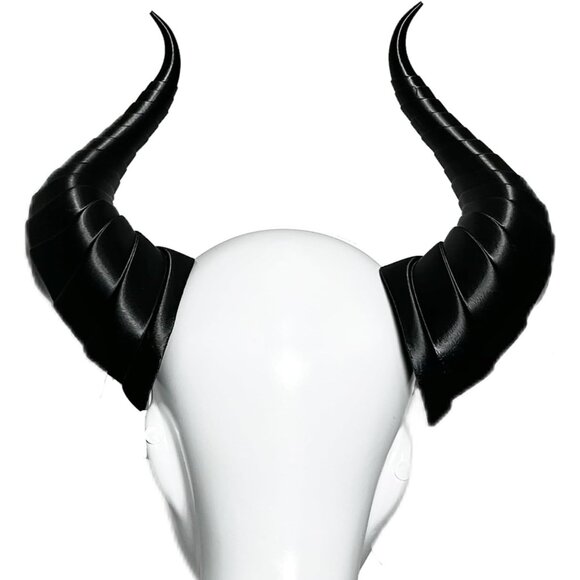 Women Headband with 3D Devil Horns Lightweight Unisex Costume Accessory - Picture 3 of 5